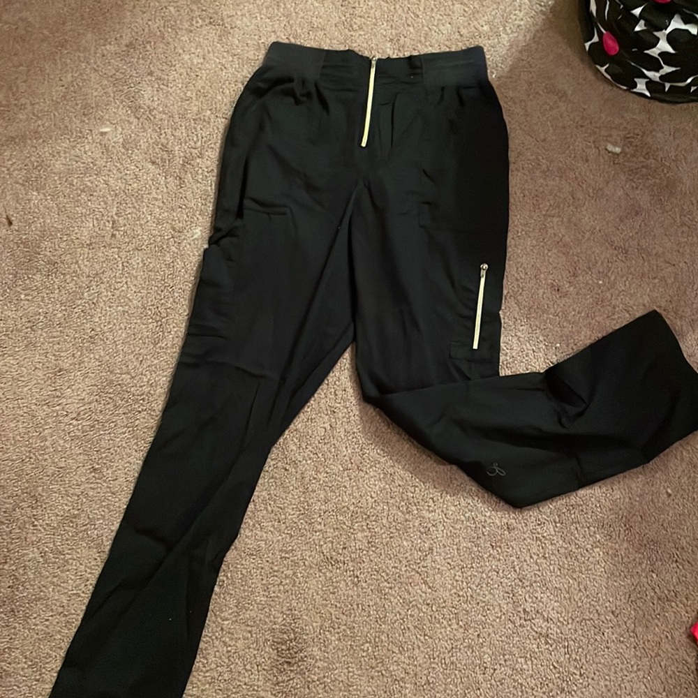High waisted jogger scrub pants